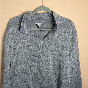 Heather Gray Quarter-Zip Pullover